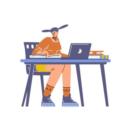 Student focused on studies